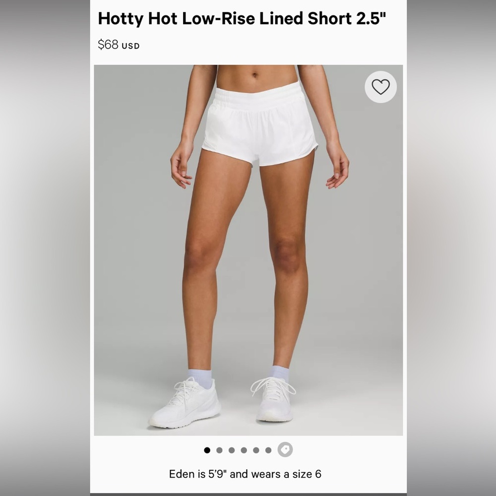 Hotty Hot Low-Rise Lined Short 2.5"